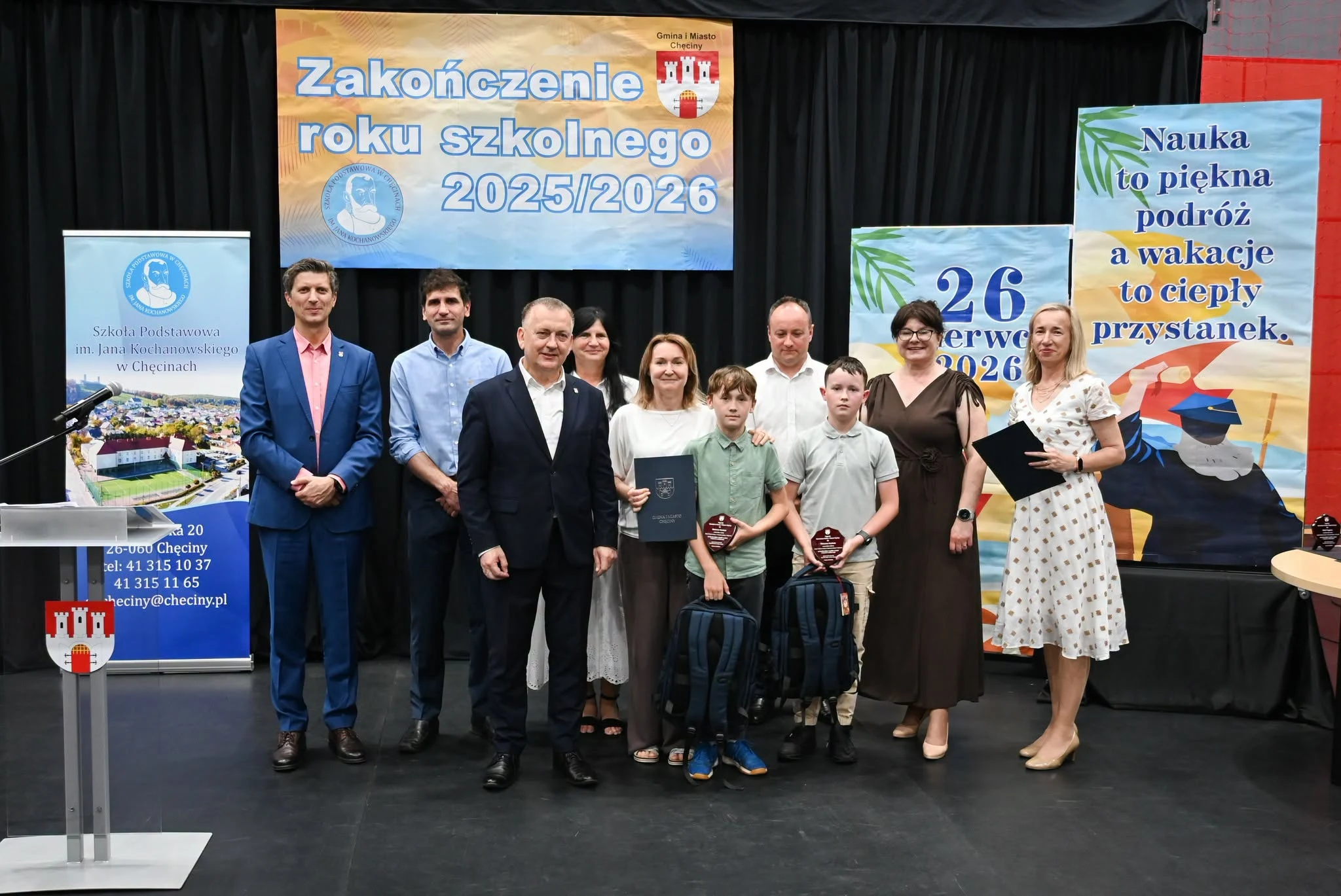 Zakończenie roku szkolnego w SP im. Jana Kochanowskiego w Chęcinach — zdjęcie 17