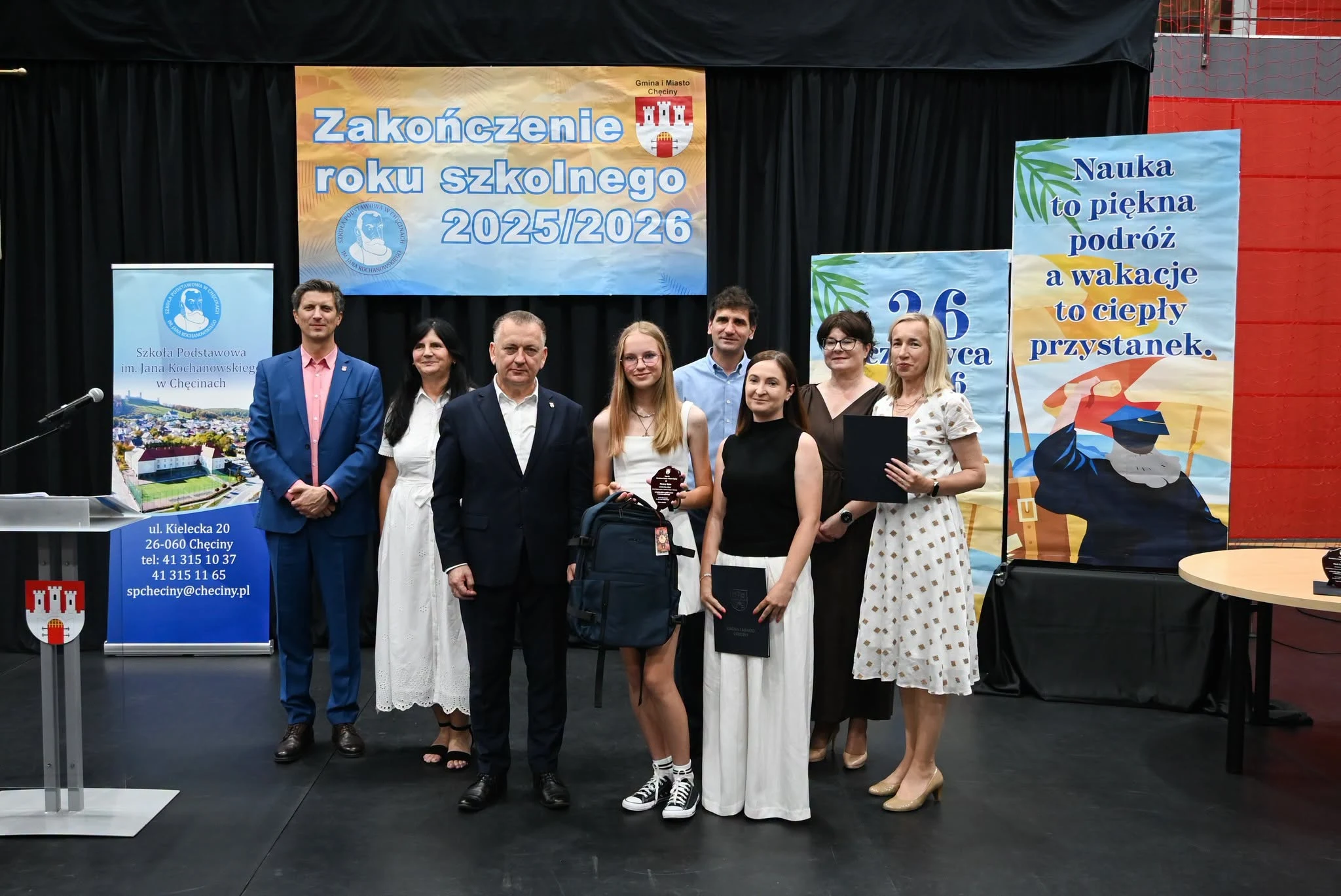Zakończenie roku szkolnego w SP im. Jana Kochanowskiego w Chęcinach — zdjęcie 21